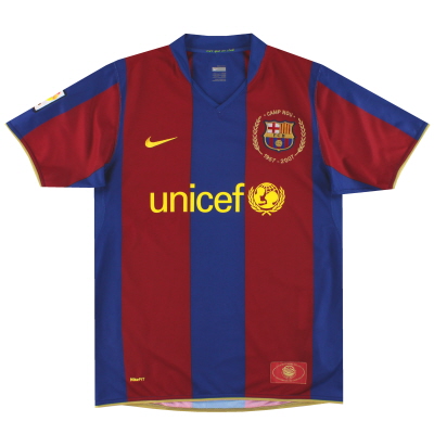 2007-08 Barcelona Nike Home Shirt M