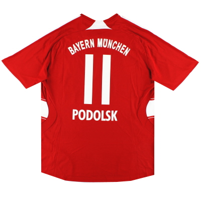 2007-08 Bayern Munich Home Shirt Podolski #11