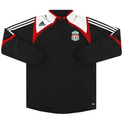2007-08 Liverpool adidas 1/4 Zip Training Jacket L