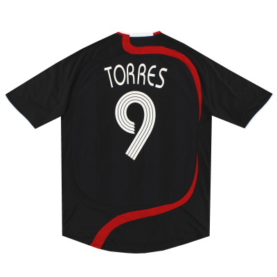 2007-08 Liverpool adidas CL Third Shirt Torres #9 L