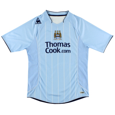 2007-08 Manchester City Le Coq Sportif Home Shirt L