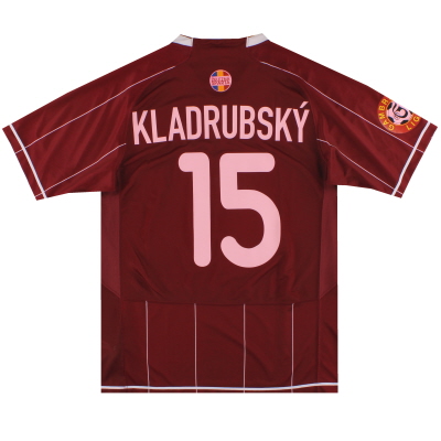 2007-08 Sparta Prague Match Issue Home Shirt Kladrubsky #15