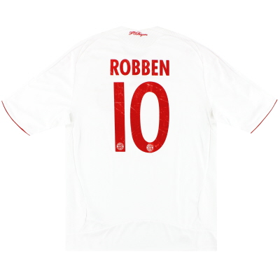 2008-09 Bayern Munich CL adidas Third Shirt Robben #10 M