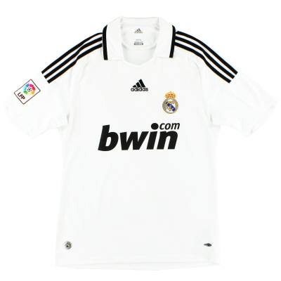 2008-09 Real Madrid adidas Home Shirt L