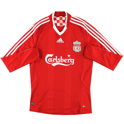 2008-10 Liverpool adidas Home Shirt L/S S