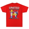 2008 Manchester United 'CL 3 Times' Graphic Tee *As New* L