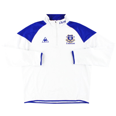 2009-10 Everton Le Coq Sportif 1/4 Zip Top XL