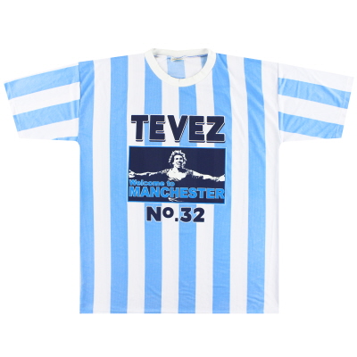 2009-10 Manchester City 'Tevez' Graphic Tee XL