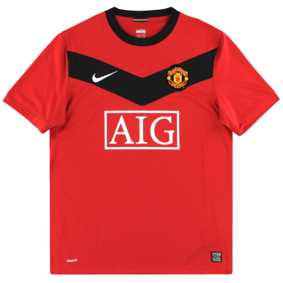 2009-10 Manchester United Nike Home Shirt XL