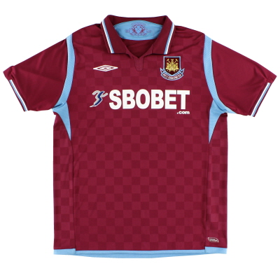 2009-10 West Ham Umbro Home Shirt *Mint* XXL