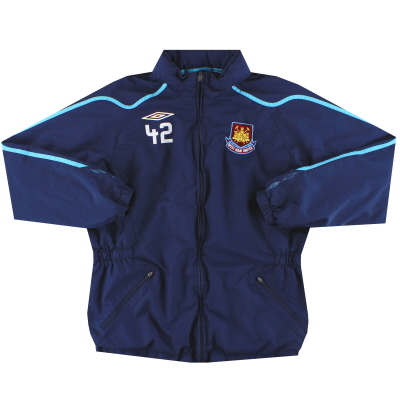 2009-10 West Ham Umbro Staff Issue Track Jacket #42 L