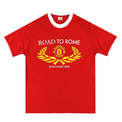 2009 Manchester United Champions 'Roma Finale' Tee M