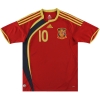 2009 Spain adidas Confederations Cup Home Shirt Fabregas #10 L.Boys