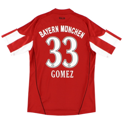 2010-11 Bayern Munich Home Shirt Gomez #33
