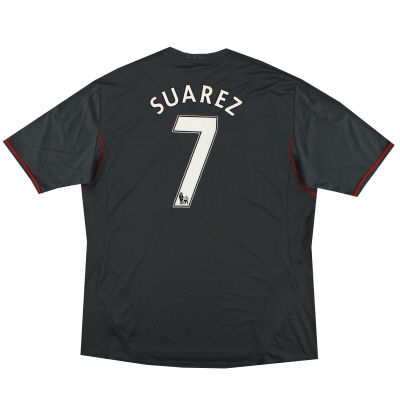 2011-12 Liverpool adidas Away Shirt Suarez #7 XXXL