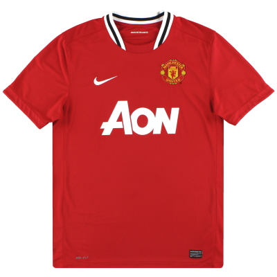 2011-12 Manchester United Nike Home Shirt #6 XL