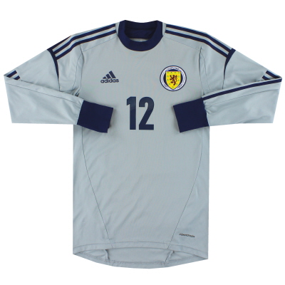 2011-13 Scotland adidas Player Issue Goalkeeper Shirt #12 *As New*