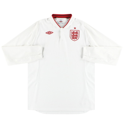 2012-13 England Umbro Home Shirt L/S XL