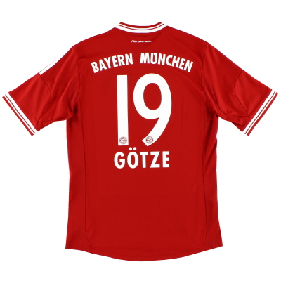 2013-14 Bayern Munich Home Shirt Gotze #19