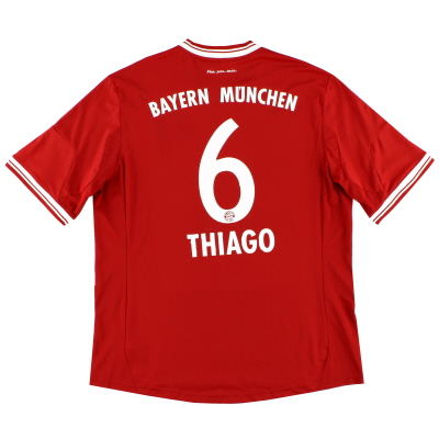 2013-14 Bayern Munich Home Shirt Thiago #6