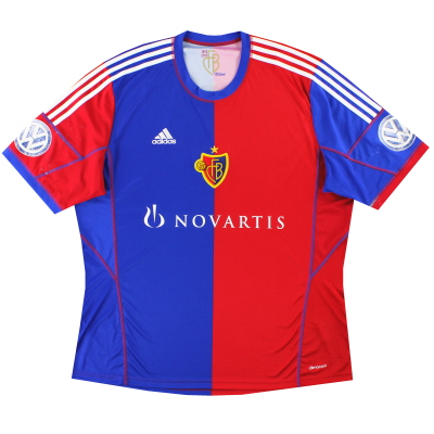 2013-14 FC Basel adidas Home Shirt XXL