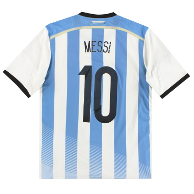 2013-15 Argentina adidas Home Shirt Messi #10 L