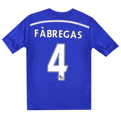 2014-15 Chelsea adidas Home Shirt Fàbregas #4 L.Boys