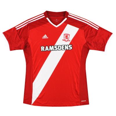 2014-15 Middlesbrough adidas Home Shirt XXL