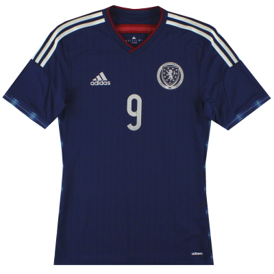 2014-15 Scotland adidas adizero Player Issue Home Shirt #9 *As New* S