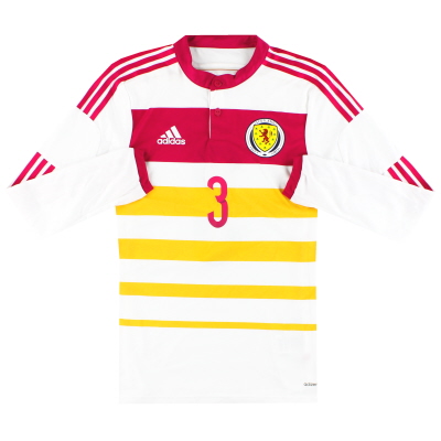 2014-15 Scotland adidas Player Issue adizero Away Shirt #3 L/S *As New* S