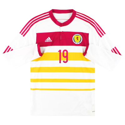 2014-15 Scotland adidas Player Issue adizero Away Shirt #19 L/S *As New* XL