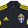 2014-15 Sweden adidas 1/4 Zip Training Top L