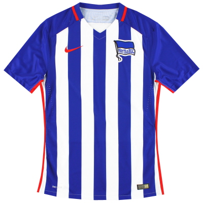 2014/15 Hertha Berlin Home Football Shirt / Old Nike Soccer Jersey