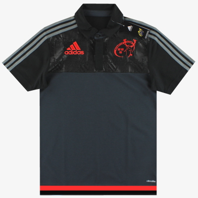 2015-16 Munster adidas Climalite Polo Shirt *w/tags* S