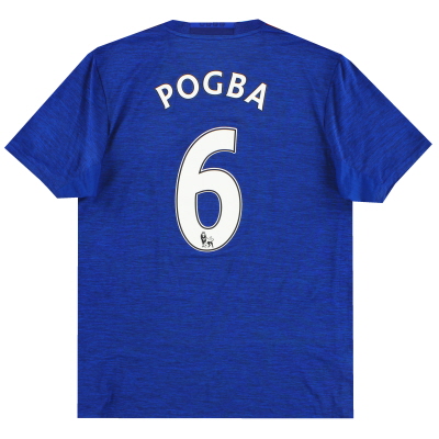 2016-17 Manchester United adidas Away Shirt Pogba #6 M 