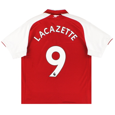 2017-18 Arsenal Puma Home Shirt Lacazette #9 L