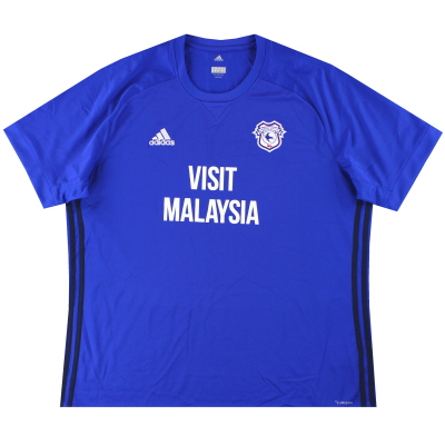 2017-18 Cardiff City adidas Home Shirt XXL