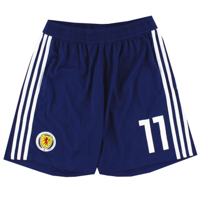 2017-18 Scotland adidas Player Issue Home Shorts #11 M