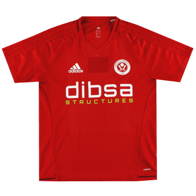 2017-18 Sheffield United adidas Player Issue Training Shirt M