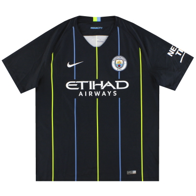 2018-19 Manchester City Nike Away Shirt L