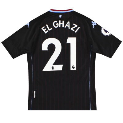 2020-21 Aston Villa Kappa Kombat Away Shirt El Ghazi #21 *Mint* M