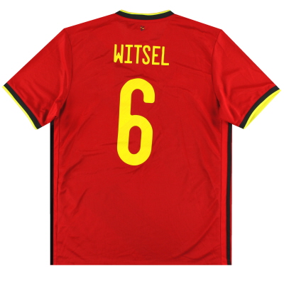 2020-21 Belgium Home Shirt Witsel #6 *w/tags*