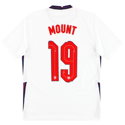 2020-21 England Nike Home Shirt Mount #19 M