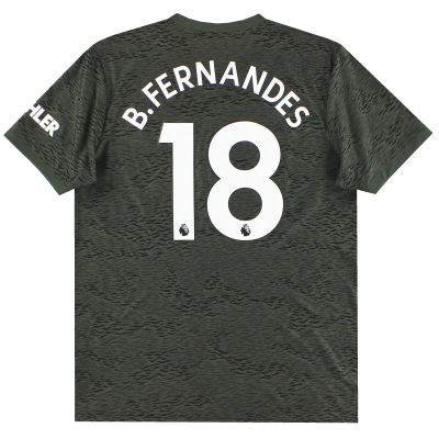 2020-21 Manchester United adidas Away Shirt B.Fernandes #18 XL