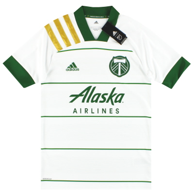 Portland Timbers Away football shirt 2020 - 2022. Sponsored by Alaska  Airlines