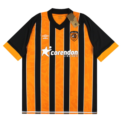 Hull City Home football shirt 2017 - 2018. Sponsored by SportPesa