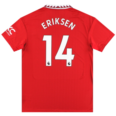 2022-23 Manchester United adidas Home Shirt Eriksen #14 *w/tags* L