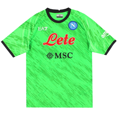2022-23 Napoli EA7 Goalkeeper Shirt *As New* S