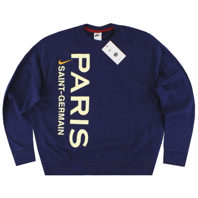 2023-24 Paris Saint-Germain Crew-Neck French Terry Sweatshirt *BNIB*  